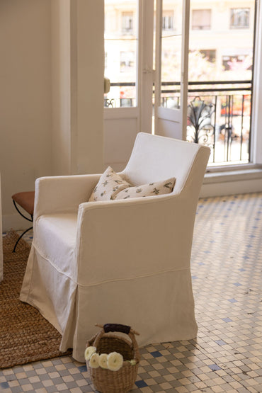 Sillón Artesano con Funda de Lino