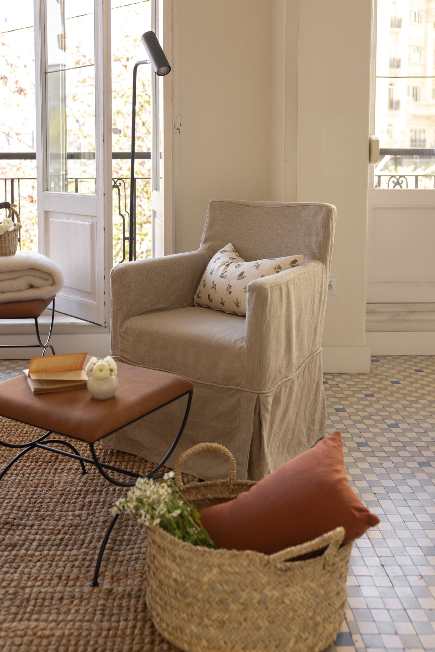 Butaca Artesana Lino Tierra