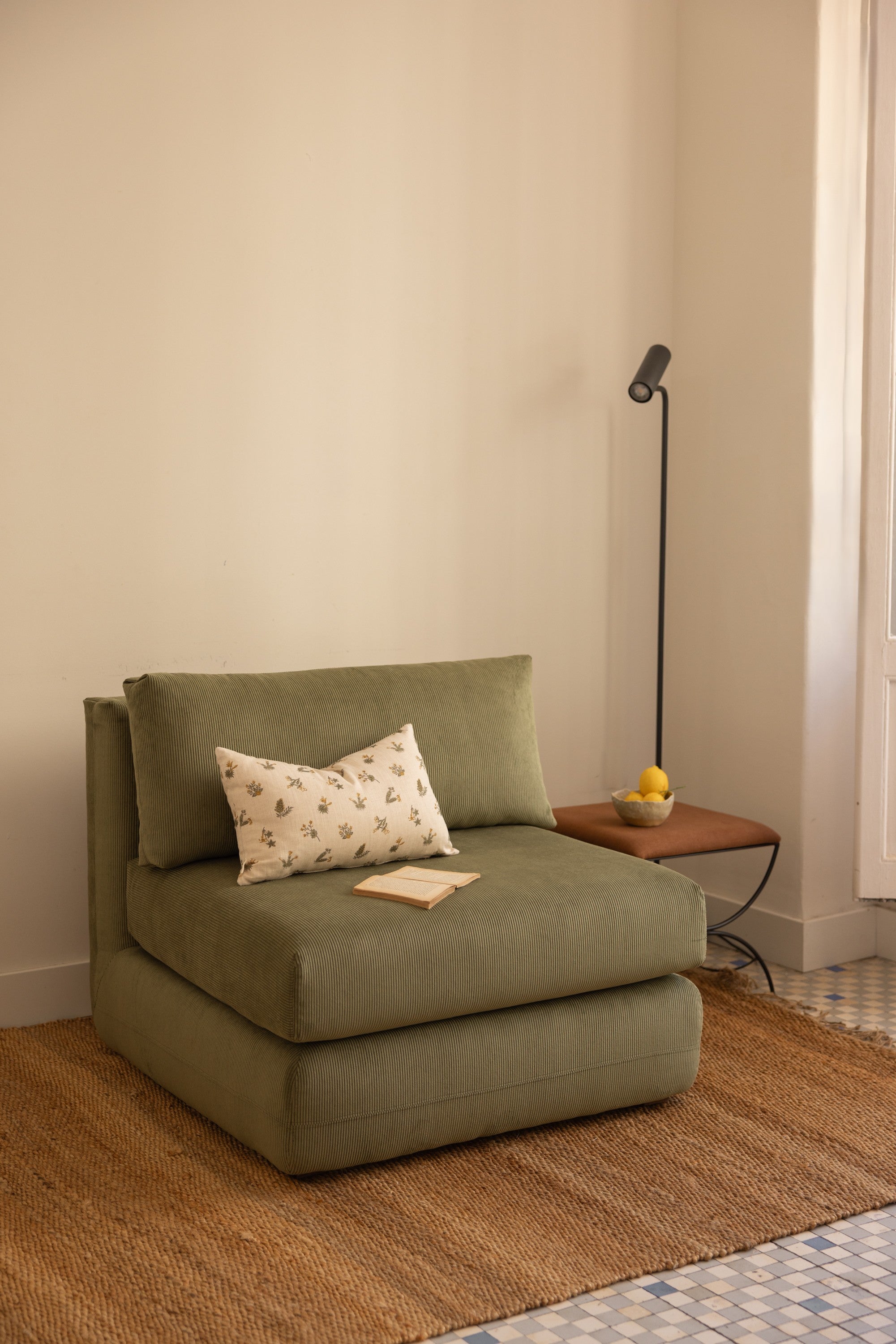 Sillón Artesano  Verde Oliva