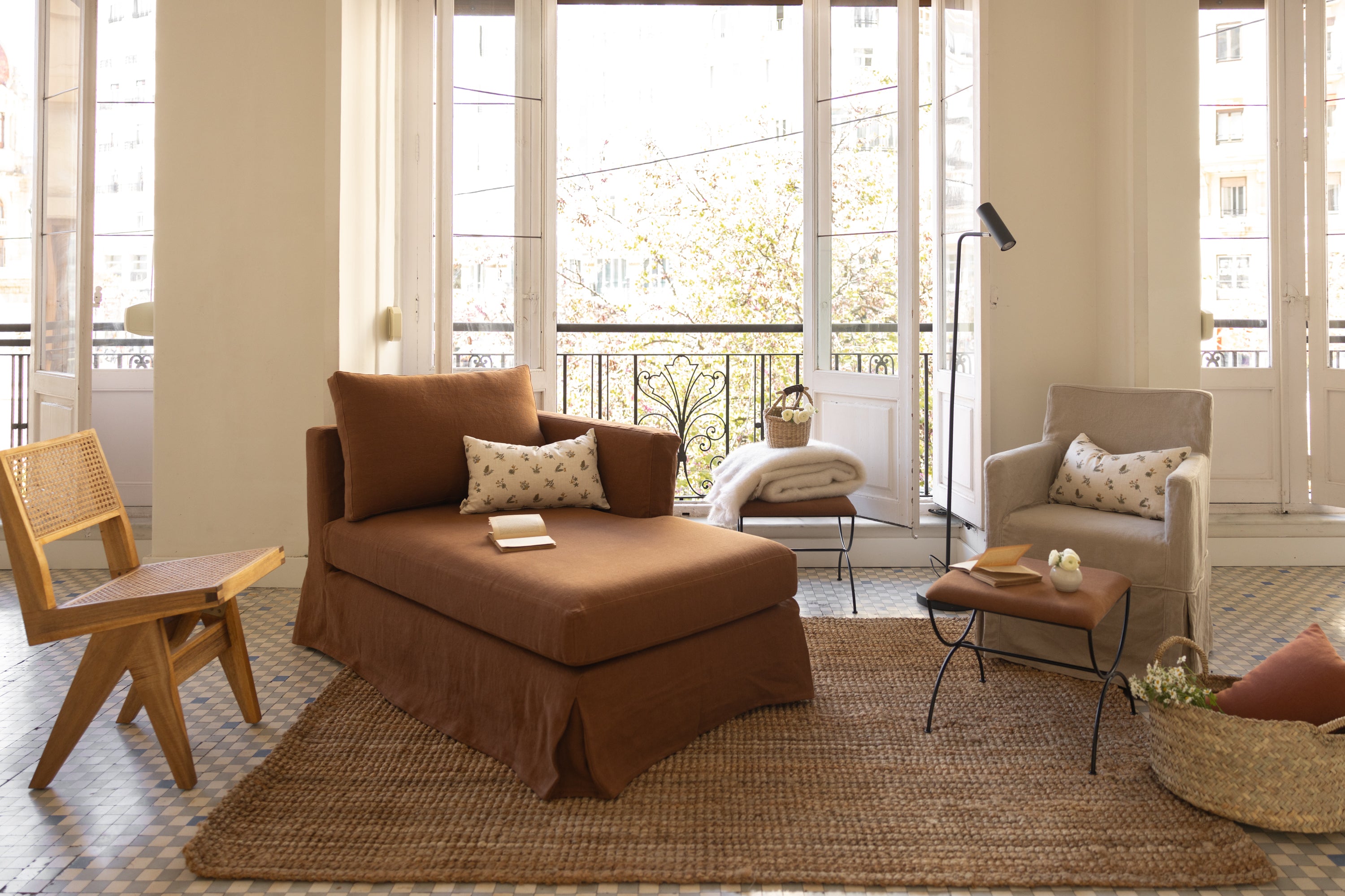 Chaise Longue Roma Lino Caldera | Edición limitada