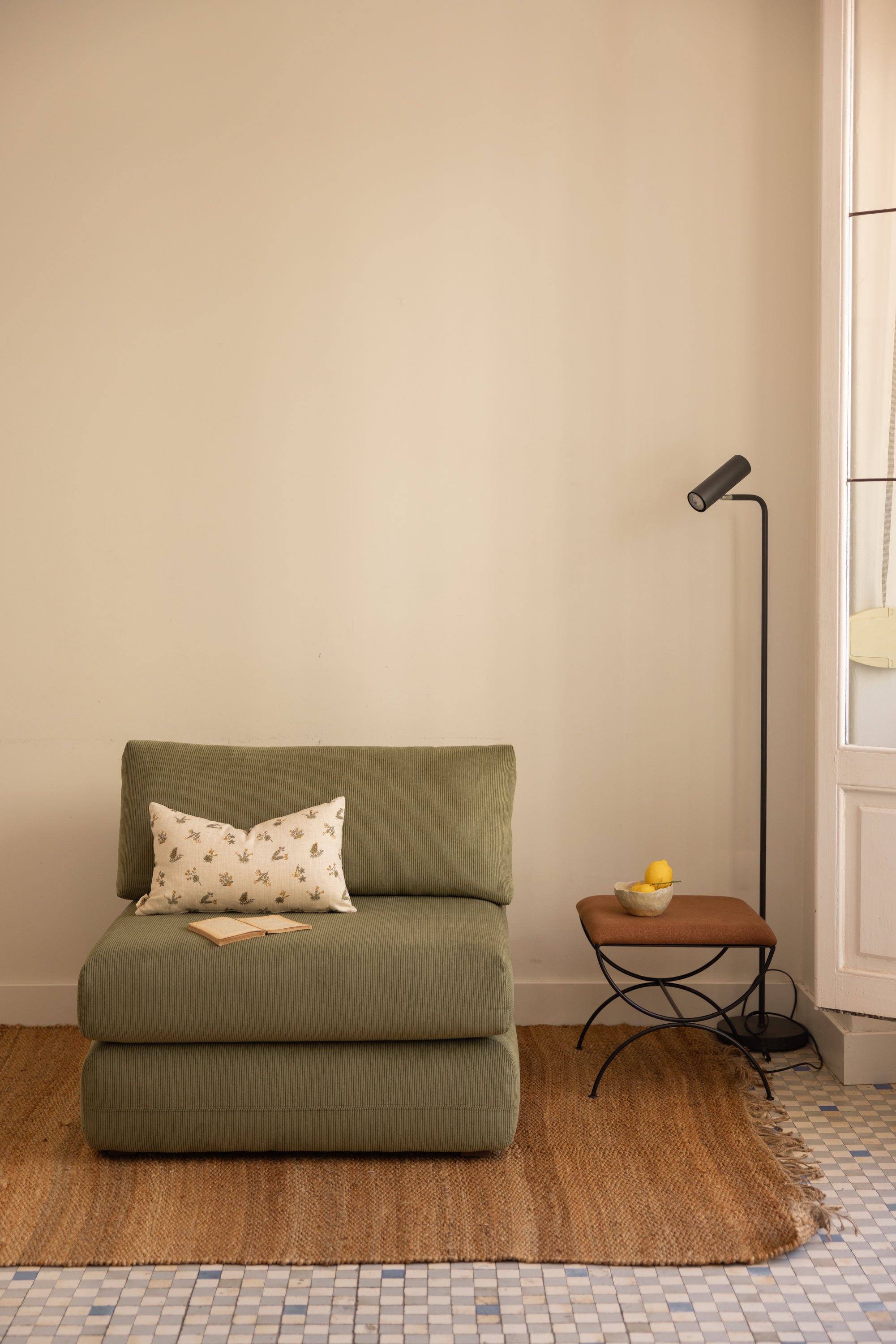 Sillón Artesano  Verde Oliva