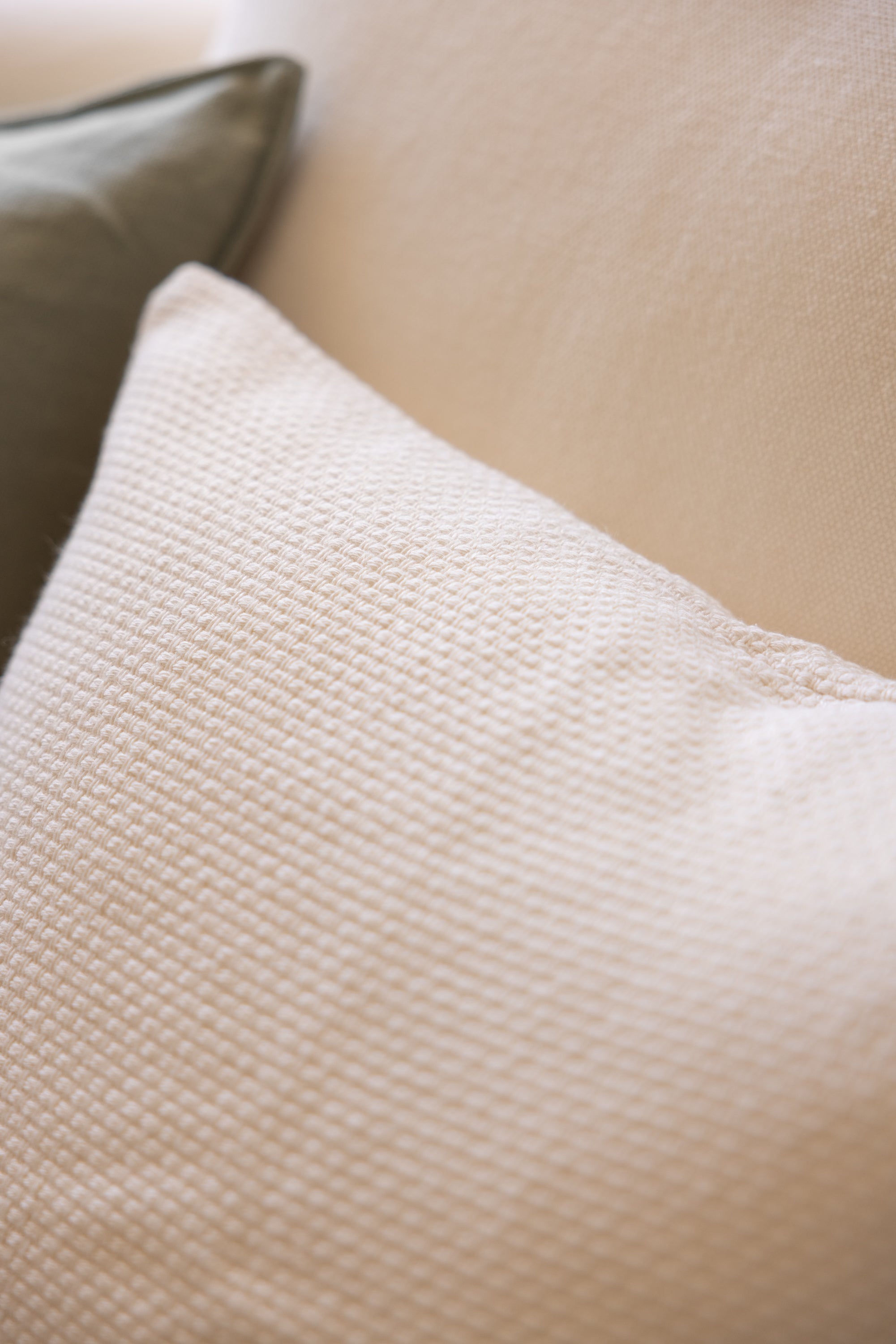 Cojín Textura Blanco Roto