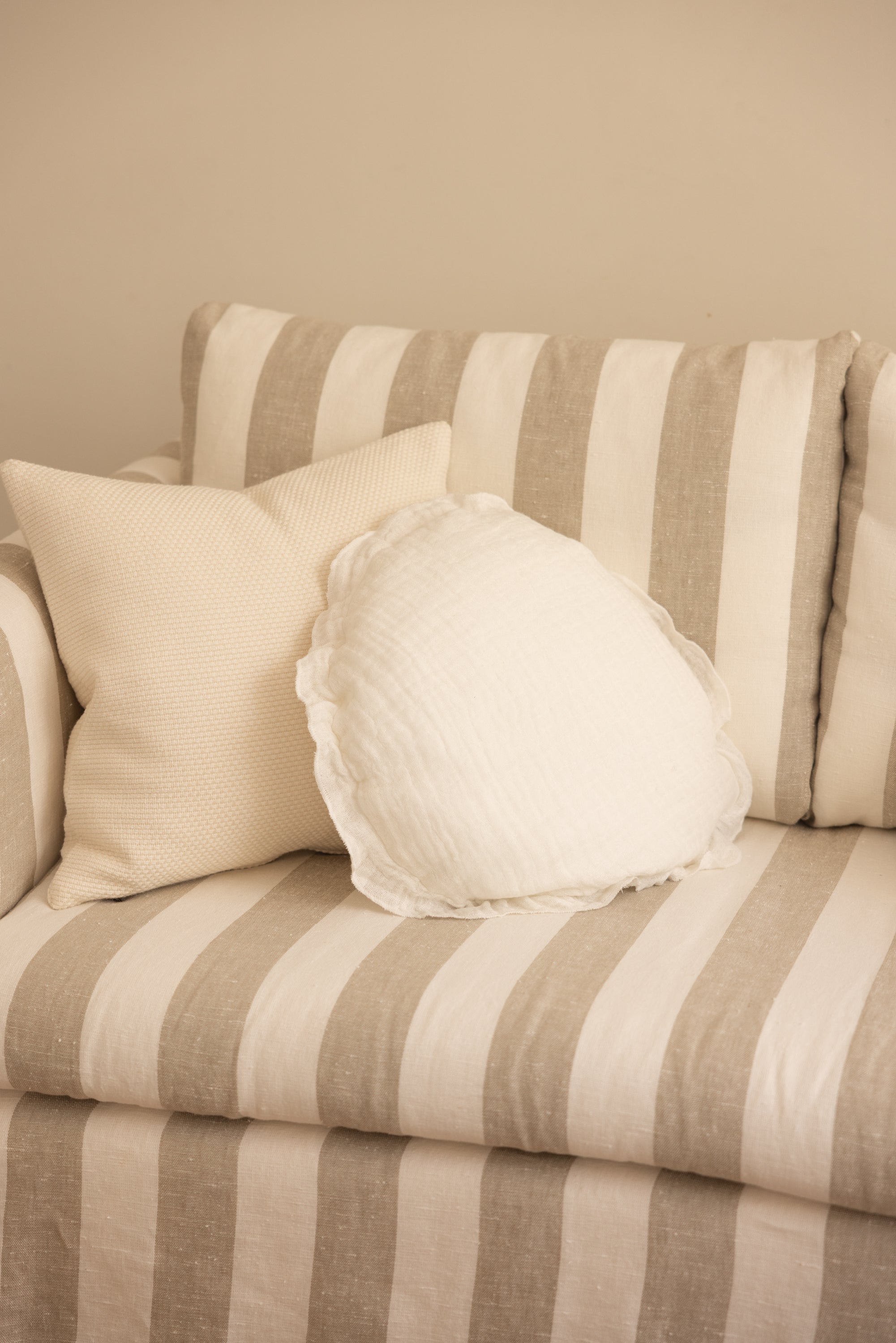 Cojín Textura Blanco Roto