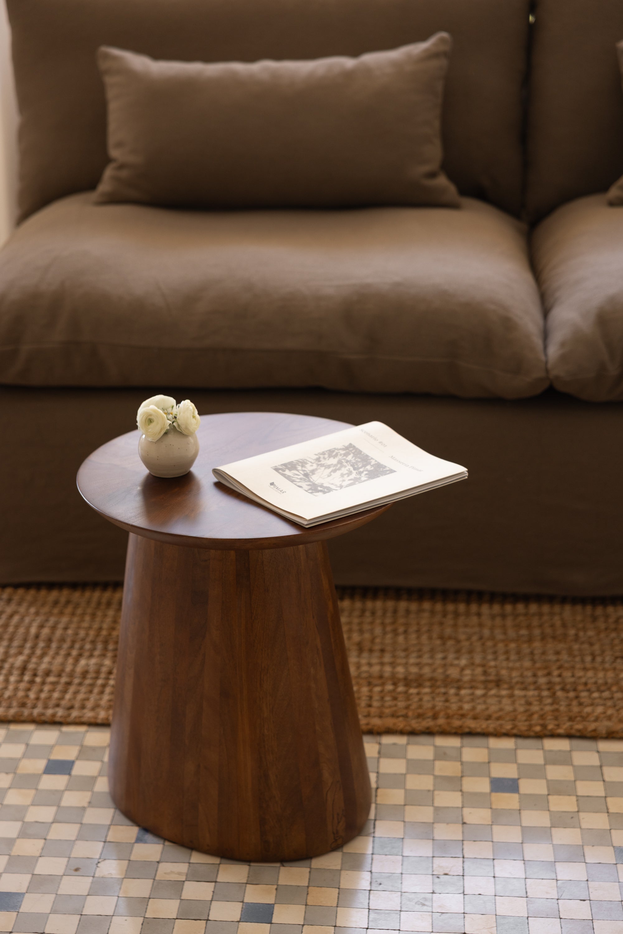 Mesa Auxiliar Madera Roble