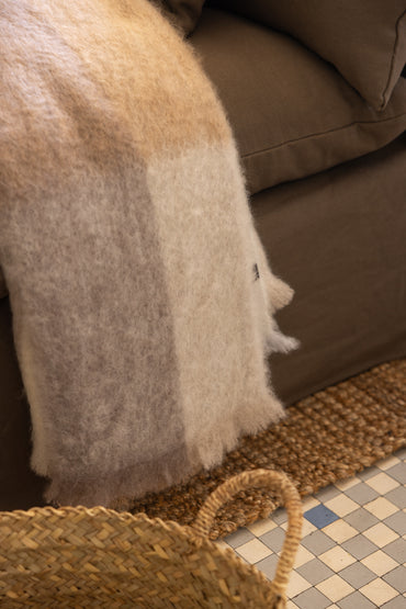 Manta Vichy Mohair