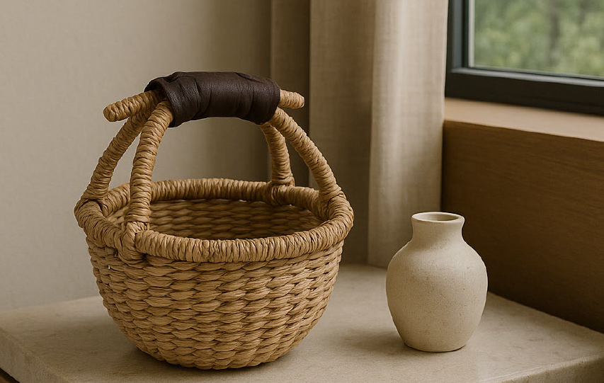 cesta-decorativa-asa-de-cuero