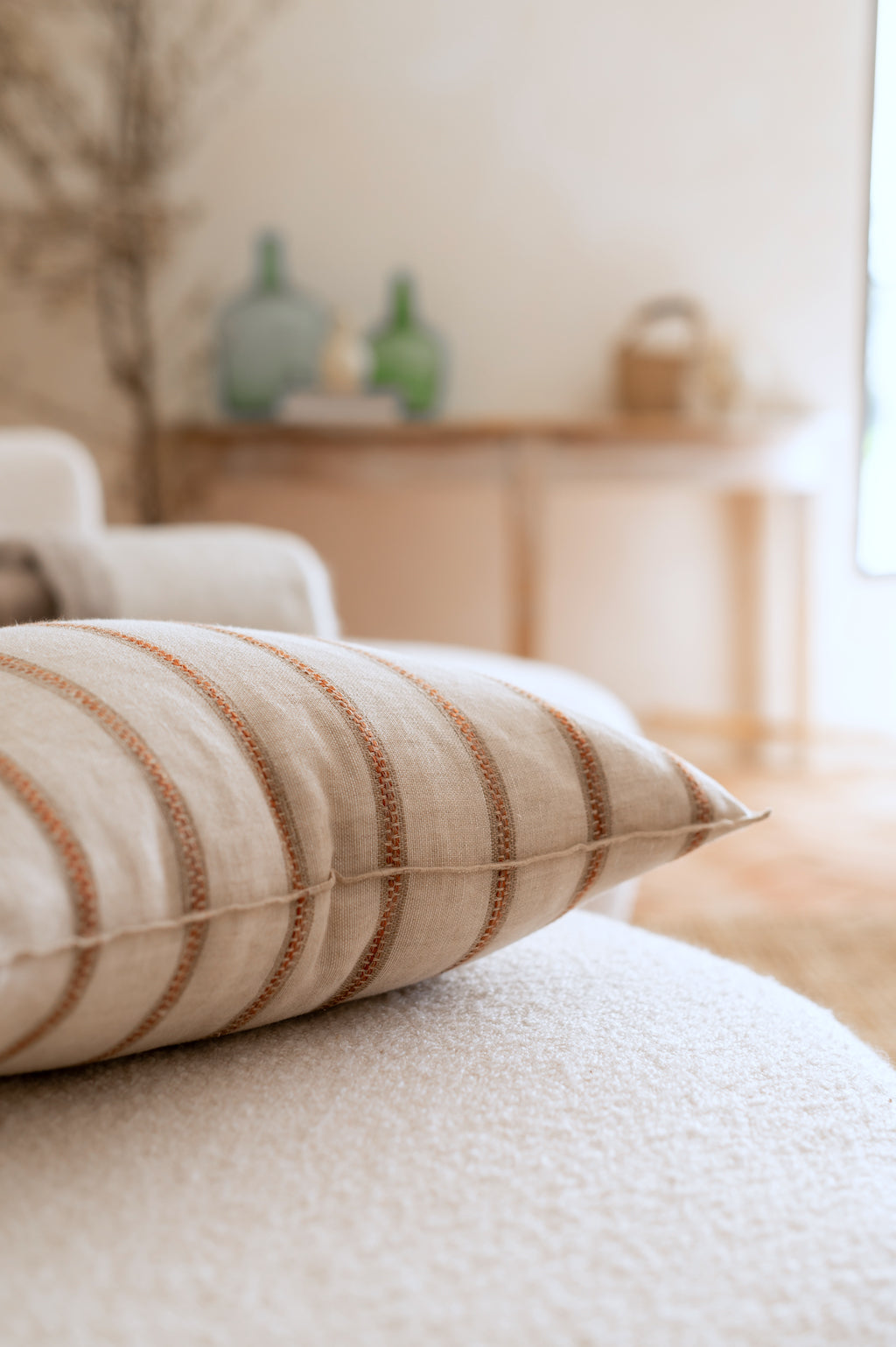 cojín-rayas-granate-lino-tccollection