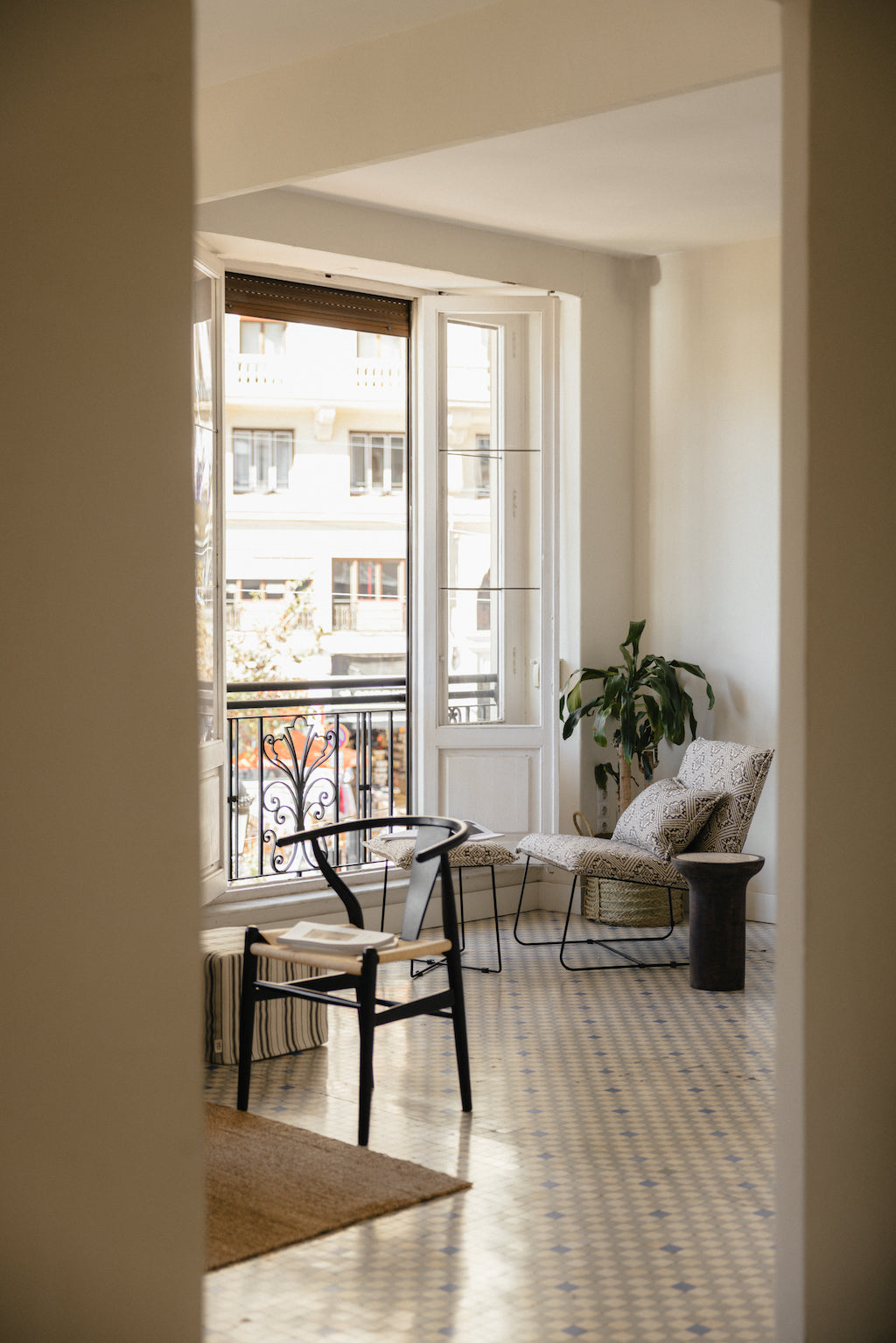 Sillón Étnico Estructura Hierro