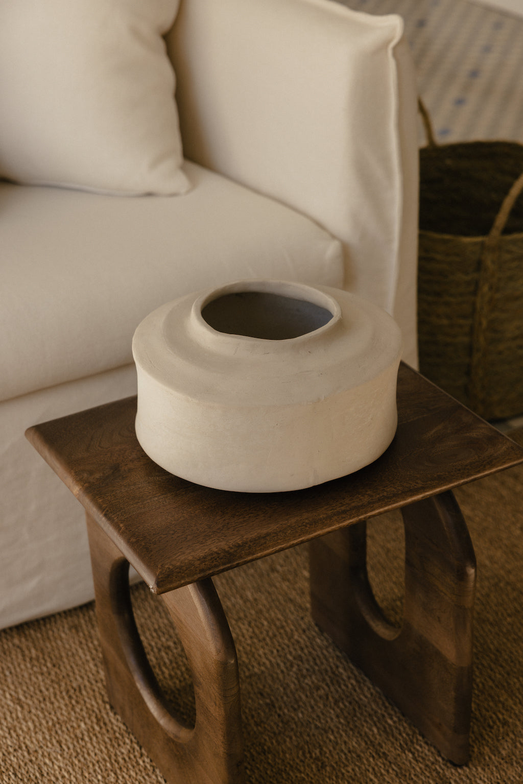 Jarrón Papel Maché Crudo